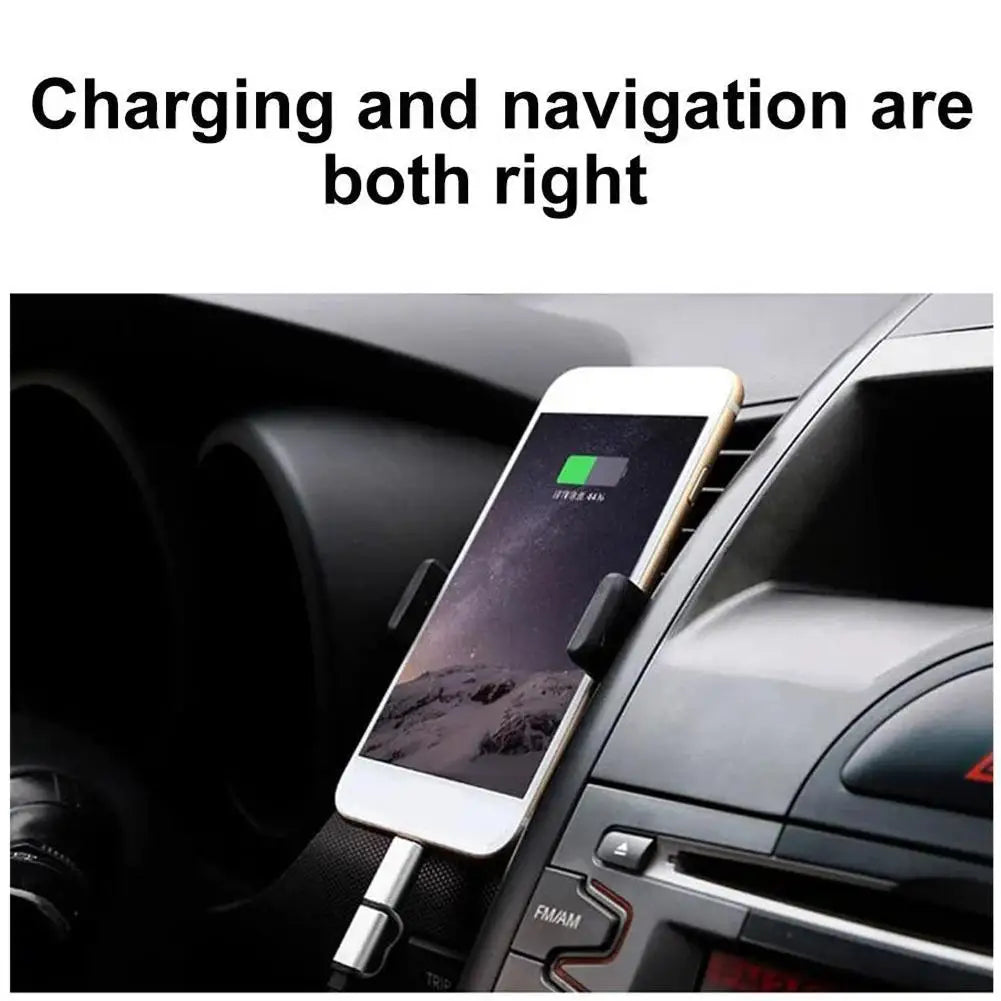 Car Phone Holder Stand For Mobile Phone Air Vent Phone Stand For Telephone Car Holder Stand Car Internal Storage Accessories