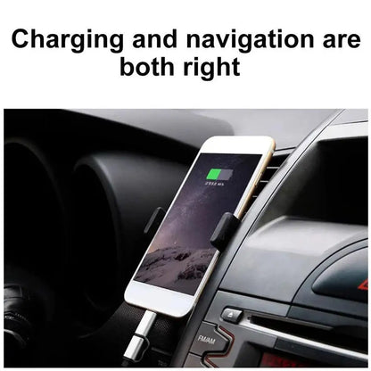 Car Phone Holder Stand For Mobile Phone Air Vent Phone Stand For Telephone Car Holder Stand Car Internal Storage Accessories