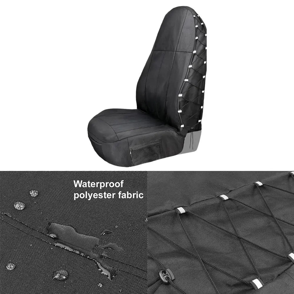 Car Seat Cover Universal Car Seat Storage Cover Oxford Cloth Dustproof Polyester Car Seat Cover Car Storage Seat Cover