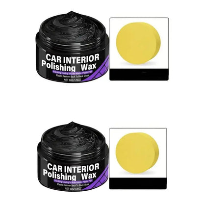 Plastic Interior Car Trim Polishing Wax Dashboard Restorer and Shine Coat for Lasting Protection