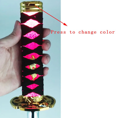 LED JDM Car Gear Shift Knob Gear Lift Katana Shift Knob Universal Shift Knob for Car Katana 150MM