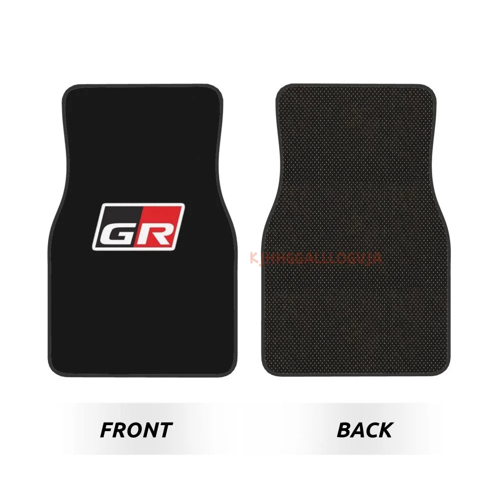 GR 4PCS Crystal Velvet Car Floor Mats Set of Four Anti Fouling Car Mats Carpet Anti Slip Car Floor Mats