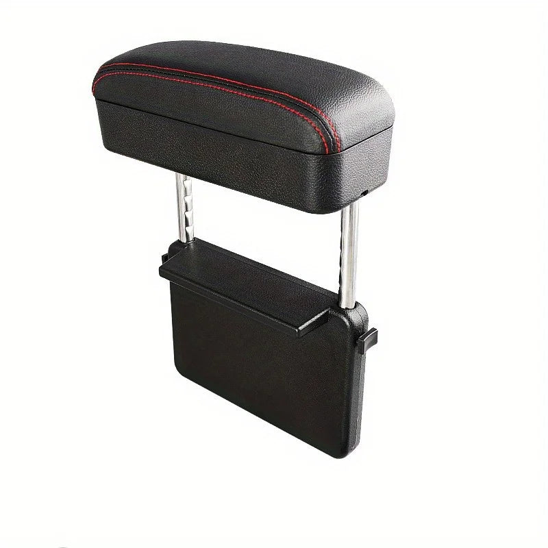 Car Armrest Box Elbow Rest Pad Arm Rest Extender Universal Console Storage Organizer Adjustable Height Elbow Support