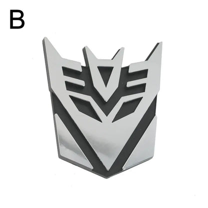 Car 3D Car Stickers Transformer Badge Decepticon Emblem Tail Decal Cool Autobots Logo Car Styling Motorcycle Car Accessories ﻿