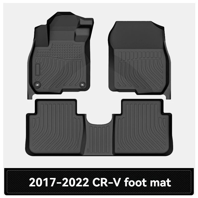 Suitable For Honda Cr-v Special Car Floor Mats, Tpe Car Floor Mats With Dirt Resistance