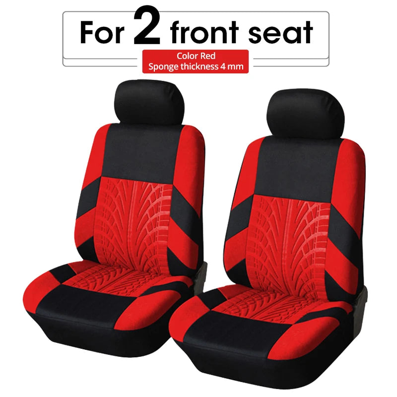 2Pieces Front Car Seat Cover Universal Auto Seat Protector