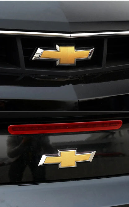 ABS Car Front Hood Emblem Sticker Rear Tail Trunk Badge Accessories for Chevrolet Epica Spark Aveo Captiva Cruze Malibu XL Trax