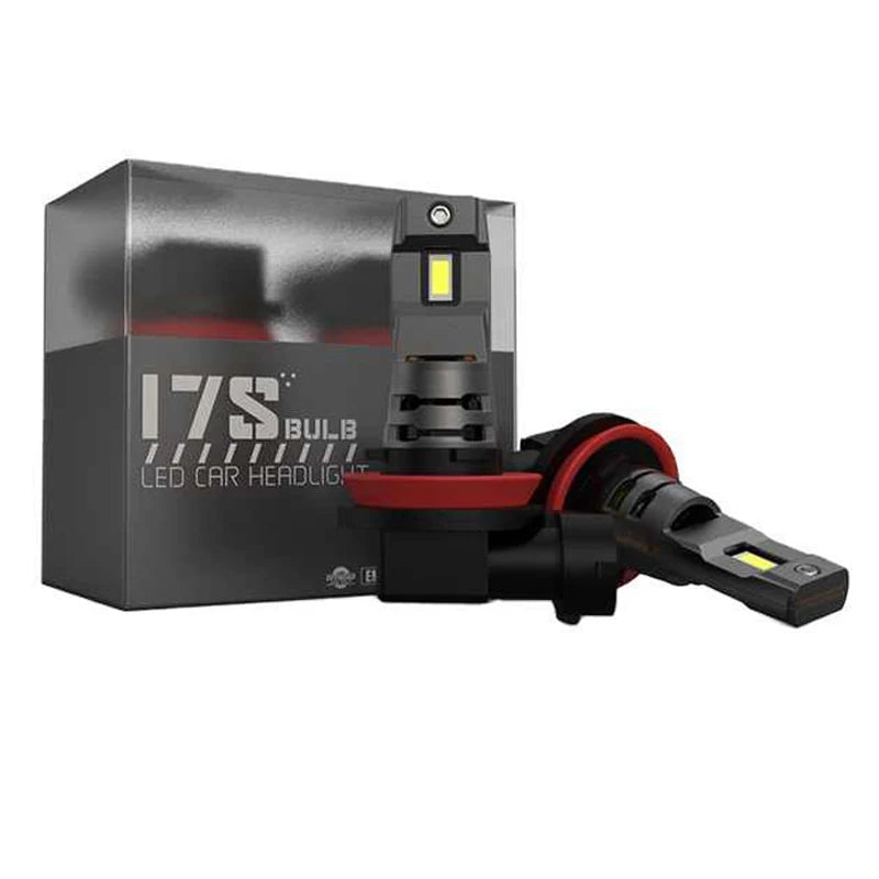 Kit Lâmpada LED H7/H4/H11 80W 20000LM 6000K - com Turbo Fan
