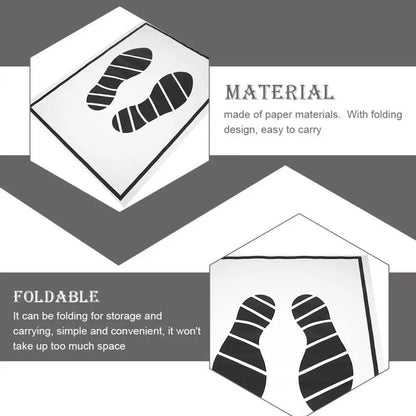 High Quality Disposable Car Floor Mats 100 50 25Pcs Waterproof Anti Slip Paper Vehicle Protection Interior Car Accessories