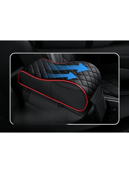 Universal Memory Foam Armrest Cushion for Car - Heightened Armrest Pad Cover, Universal Fit for Central Console Interior