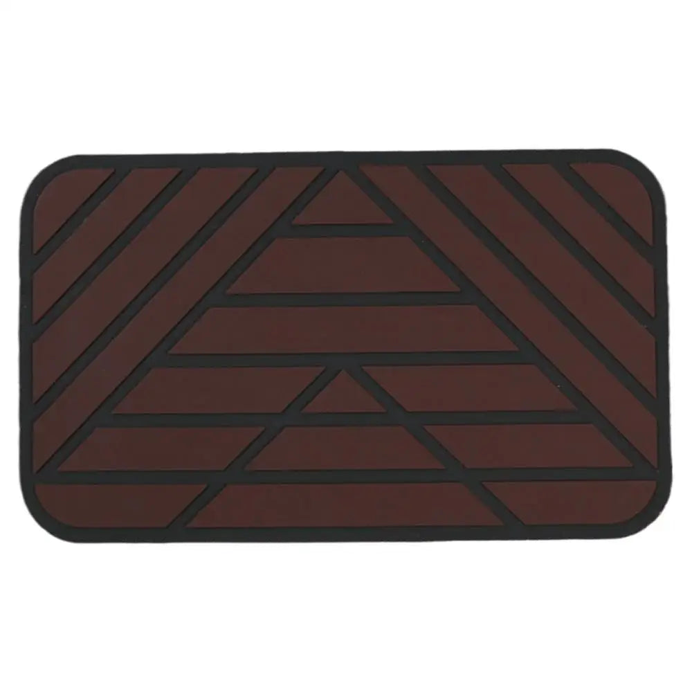 Car Main Driver Heel Pad Auto Brake Foot Pedal Floor Mat Anti-slip Wear-resistant PVC Footrest Plate Heel Pad For Car Driving