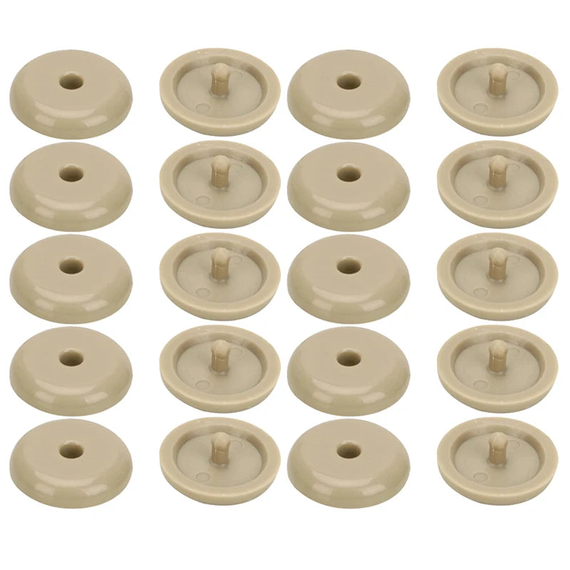 2-20Pcs Car Safety Seat Belt Limit Buckle Clip Retainer Seatbelts Stop Button Auto Interior Accessories Black Gray Beige 3 Color