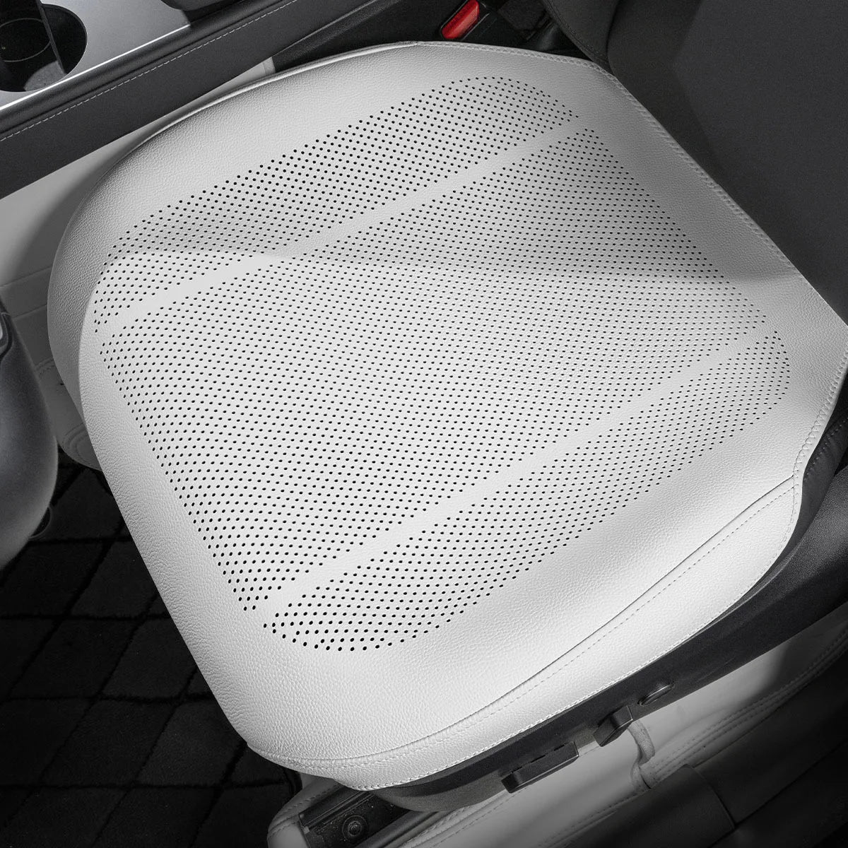 Breathable Leather Car Seat Cover Universal Front Seat Protection Cushion Luxury Car Interior Backrest Support Mat Accessories