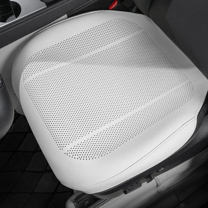 Breathable Leather Car Seat Cover Universal Front Seat Protection Cushion Luxury Car Interior Backrest Support Mat Accessories