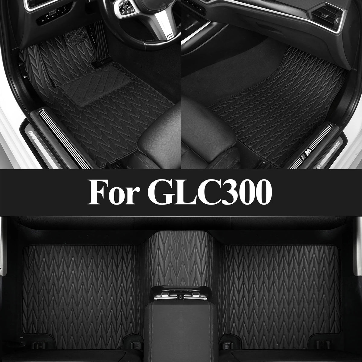 Custom Car Floor Mats for GLC 300 2016 2017 2018 2019 2020 2021 2022 2023 Waterproof Pad Car Mats Foot Covers Car Accessories