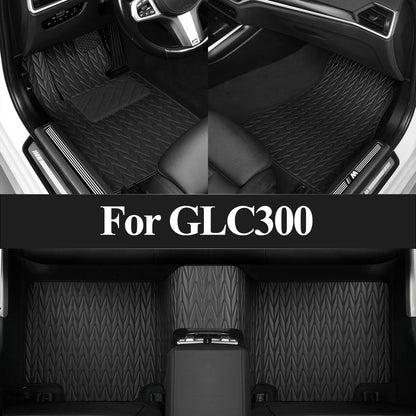 Custom Car Floor Mats for GLC 300 2016 2017 2018 2019 2020 2021 2022 2023 Waterproof Pad Car Mats Foot Covers Car Accessories