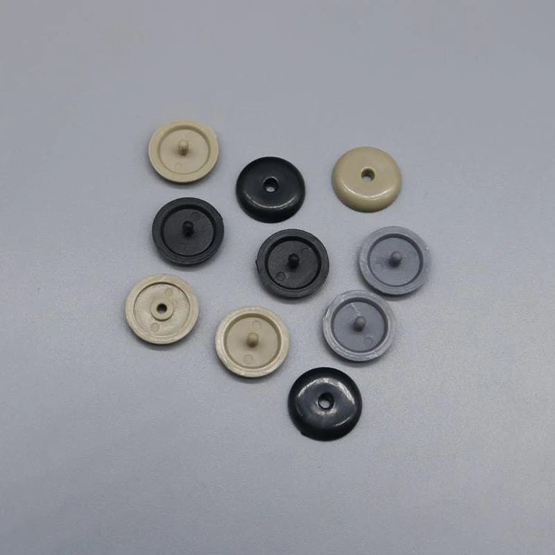 2-20Pcs Car Safety Seat Belt Limit Buckle Clip Retainer Seatbelts Stop Button Auto Interior Accessories Black Gray Beige 3 Color