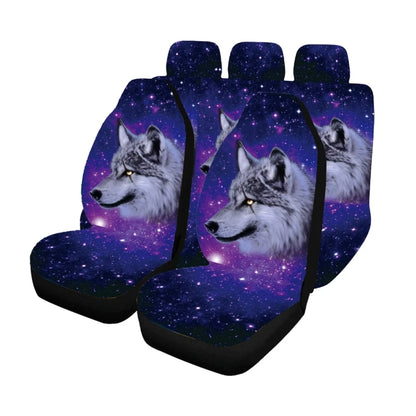 Car Seat Cover Universal Animal Wolf Printing Protectors Gifts For Men Boys