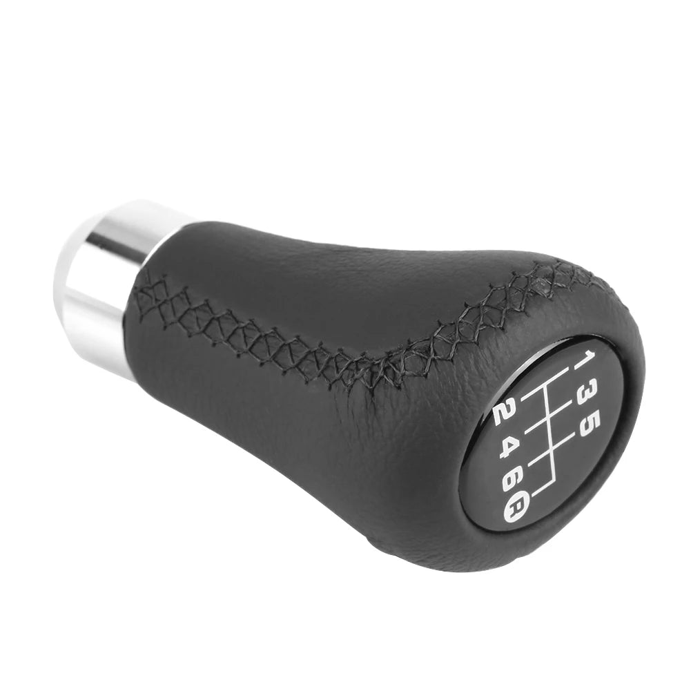 Car Vehicle 6 Speed Gear Shift Knob PU Shifter Stick with 3 Hoses 6 Speed Gear Shift Knob  Gear Shift Knob