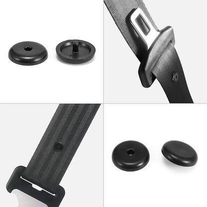 2-20Pcs Car Safety Seat Belt Limit Buckle Clip Retainer Seatbelts Stop Button Auto Interior Accessories Black Gray Beige 3 Color
