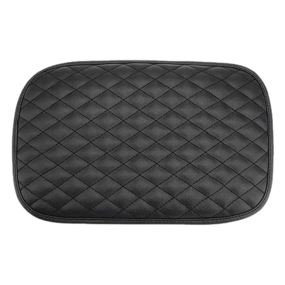Universal Car Armrest Pad, Center Console Armrest Cover Cushion, PU Leather interior Protective Mat for Most Vehicles Auto Acces