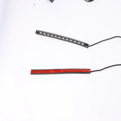 RGB LED Atmosphere Light Strip 48 LEDs 22.5cm 12V for Car Motorcycle ATV Remote Voice Control