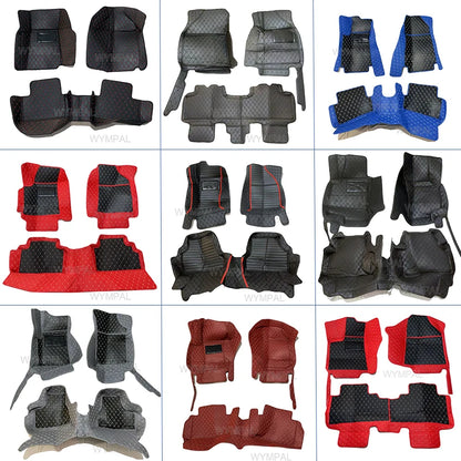 Custom Automotive Car Floor Mats For Mercedes W124 1985 1986 1987 1988 1989 Auto Luxury Leather Men Women Car Mats Full Coverage