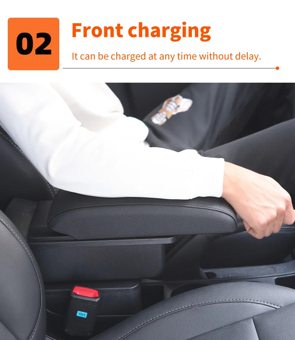 For Renault Clio 4 Armrest For Renault Captur Clio 3 III IV Car Armrest Box Accessorie Storage Parts Dedicated Interior Retrofit