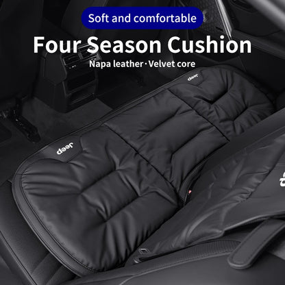 Car Velvet Cushion Vinter Leather Backrest Seat Cover Accessories For Jeep Grand Cherokee Compass Patriot Renegade Wrangler Libe