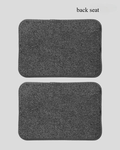 PVC Plush Car Floor Mats Non-Slip Wear-Resistant Easy-Clean Car Carpet Velcro Backed Car Floor Mats Suitable For All Seasons