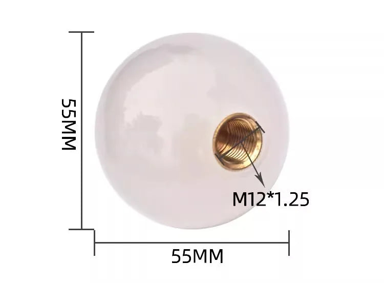 Shine shift knob round with gear manual gear shift lever gear head fun cool car modification accessories beautiful interesting