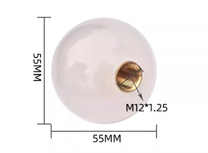 Shine shift knob round with gear manual gear shift lever gear head fun cool car modification accessories beautiful interesting