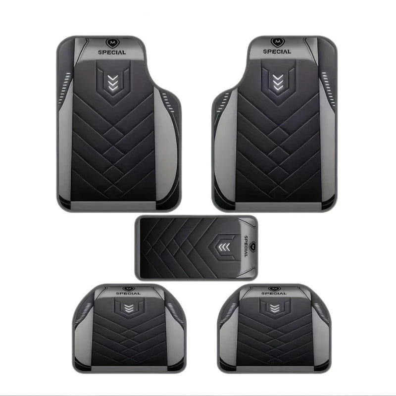 5pcs Car Floor Mats - Anti Dirty and Wear-Resistant Floor Mat, Fit for Most Vehicles, Durable Polyester, Fits for Home & Car Use