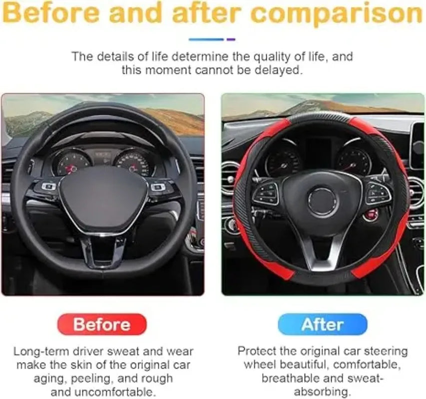 1PC Car Steering Wheel Cover