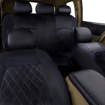 PU Leather Car Seat Cover - Universal, Waterproof, for Sedan, SUV, Pickup Truck, All Seasons