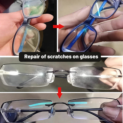 Car Scratch Repair Wax, Dashboard Screen Scratch Repair Agent |   Suitable for Various Scratch Repairs on Central Consoles, Helmets, Glass, Acrylic, and Glasses.