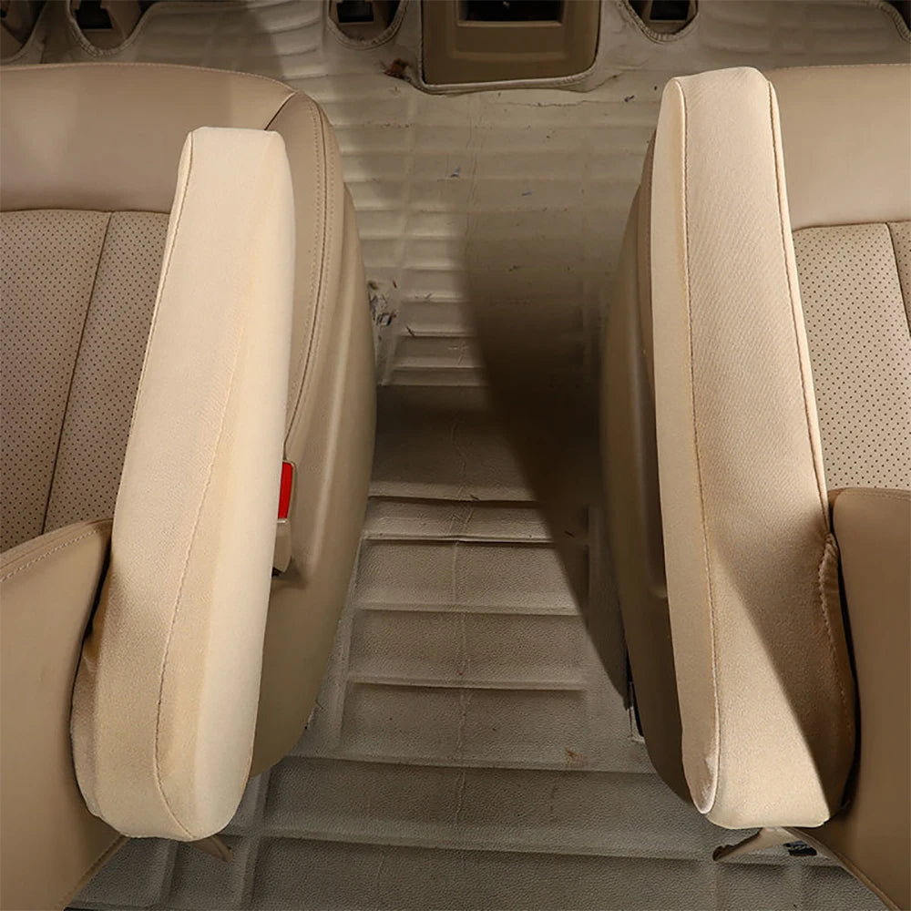 Car Front Seats Armrests Cover Universal Auto Centre Console Armrest Protector Covers Soft Comfortable Elastic Cloth Covers