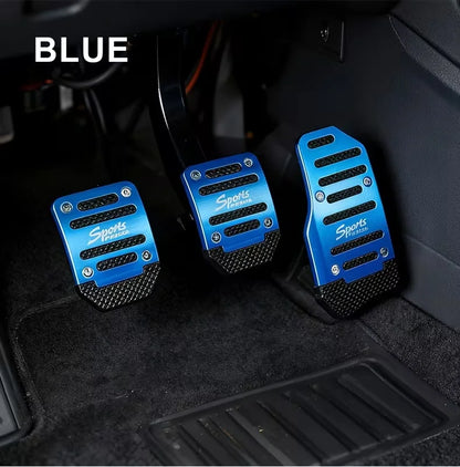 3 Pcs Manual Anti-Slip Car Pedals - Ergonomically Designed, Durable, Suitable For Throttle, Brake, Clutch Pedal  Car Accessories