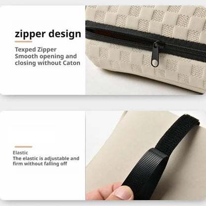 Multifunctional Car Armrest Cushion with Cup Holder & Tissue Pocket, Universal Auto Center Console Armrest Pad Heightening Mat