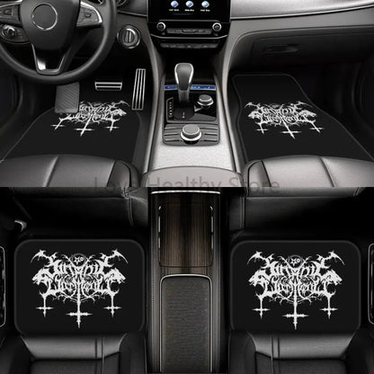 Gothic Car Floor Mats Non-Slip Carpets Rugs Auto Mat Accessories Decor Front & Rear Car Foot Mats Set of 4 Pieces