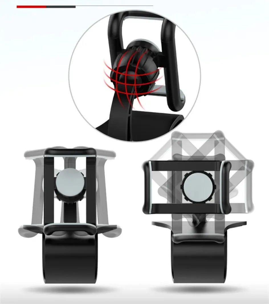 360 Rotatable Car Phone Holder Universal Cell Phone Stands Car Rack Dashboard Support for Auto Grip Mobile Phone Fixed Bracket