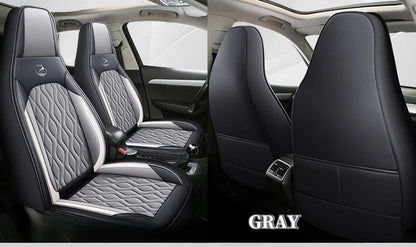 Universal Single  Car Seat Cover - Full-Wrap Design  Perforated PU Leather (Breathable & Durable), All-Season Fit for Most Cars