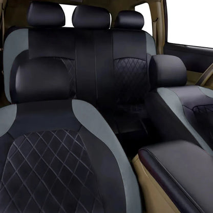 PU Leather Car Seat Cover - Universal, Waterproof, for Sedan, SUV, Pickup Truck, All Seasons
