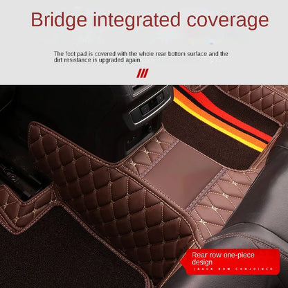 Customized car floor mats for Audi A7  Q5 A3 Q2L  Customized package door sill LOGO car floor mats accessories interior details