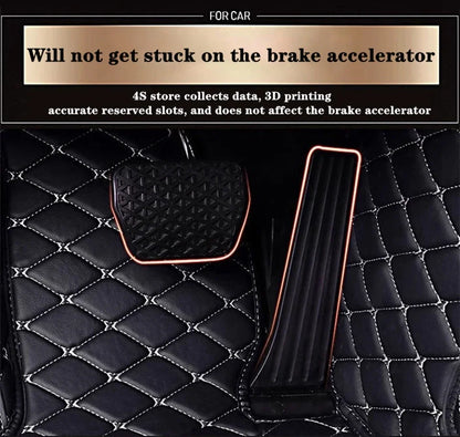 Custom Car Floor Mats For Jeep Renegade 2016 2017 2018 Anti-slip Wear Car Floor Mats Artificial Leather Interior Accessories