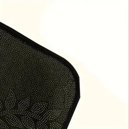 4pcs Skull with Blue Flames Car Floor Mats - Universal Fit, Washable Polyester Material, Ideal Automotive Gift
