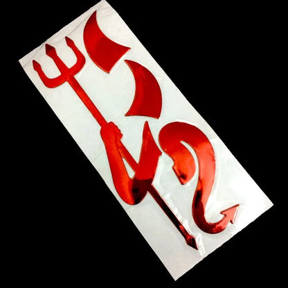personality Car Sticker Funny Fashion 3D Little Devil Demon Styling Universal Auto Emblem Logo PVC Decals Decoration DIY Accesso