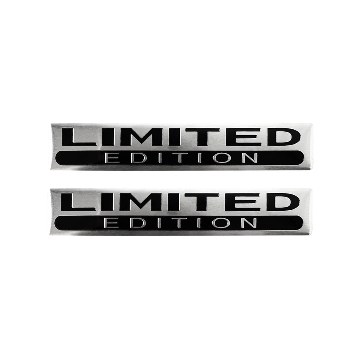 1 Pair 3D Aluminum Car Stickers Emblem Limited Edition Styling Badge Decals Auto Door Bumper Trunk Body Side Decor Accessories