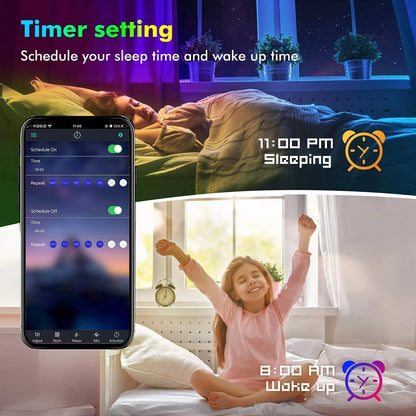 RGB Led Strip Lights 10m 20m 30m Led Room Light with Remote and APP Control RGB Ribbon for Room Home Party Decoration
