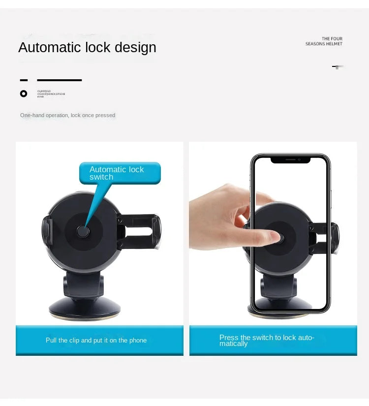 Universal Mobile Car Phone Holder for Phone In Car Holder Windshield Cell Stand Support Smartphone Voiture Mobile Phone Holder